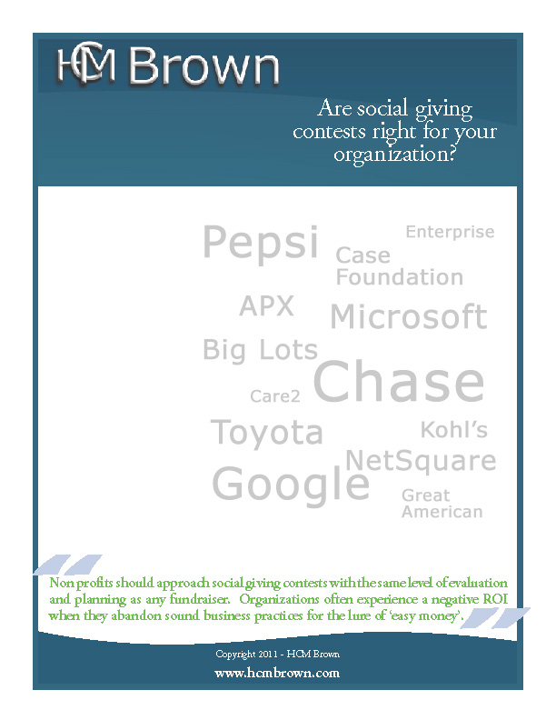 Are social giving contests right for your organization?